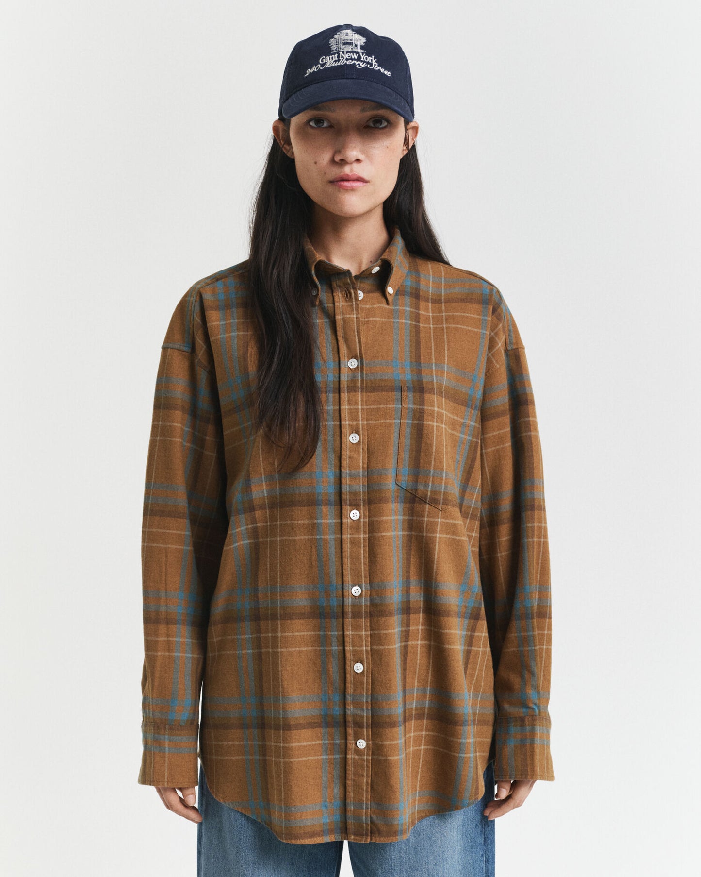 Chemise à carreaux oversize