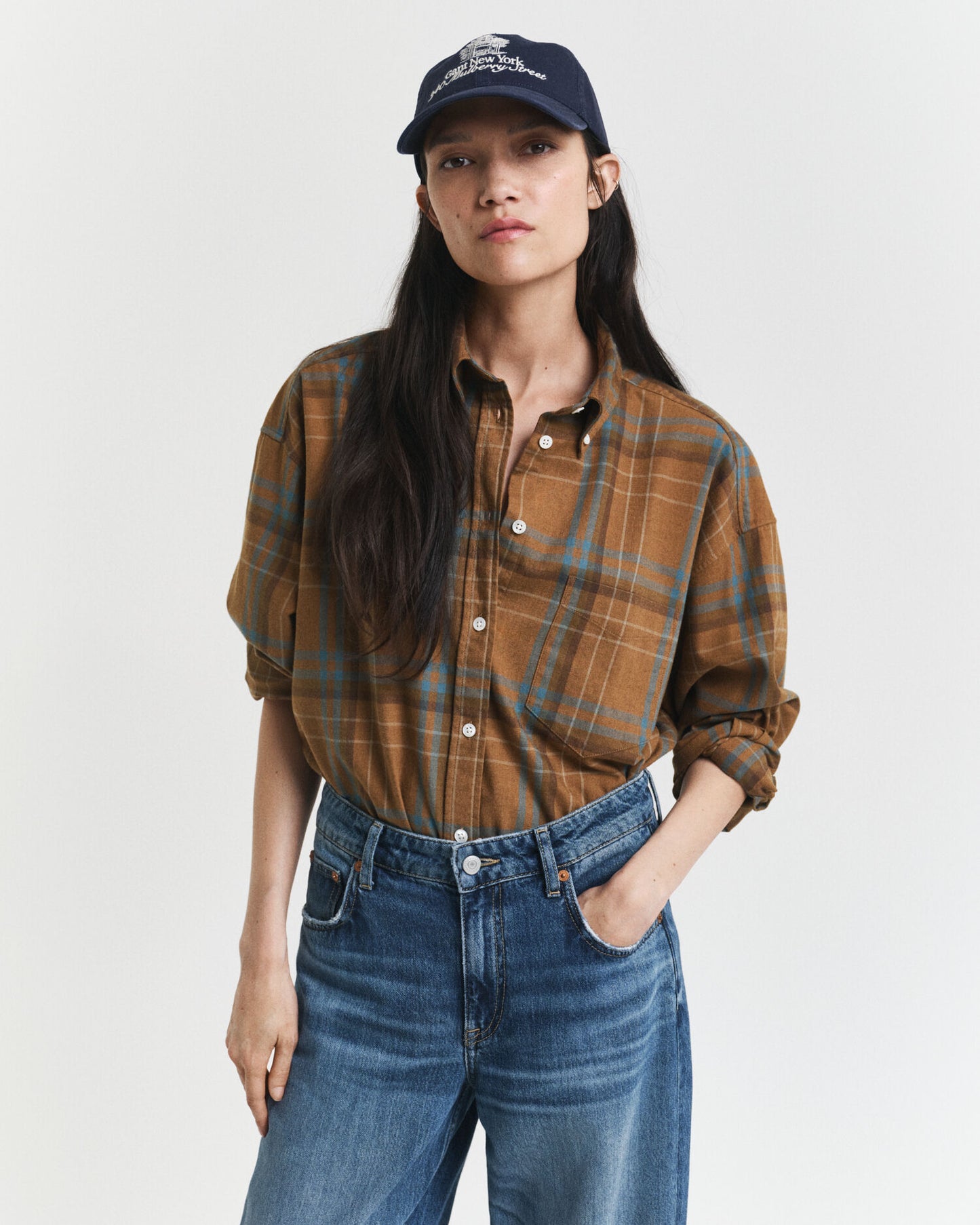 Chemise à carreaux oversize