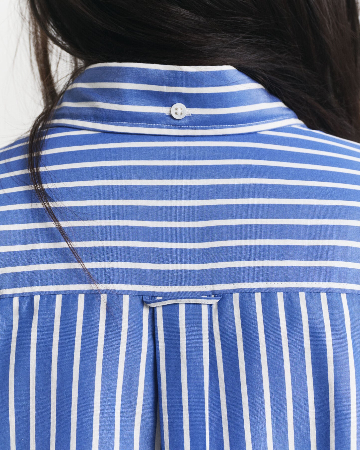 Chemise oversize en popeline rayée