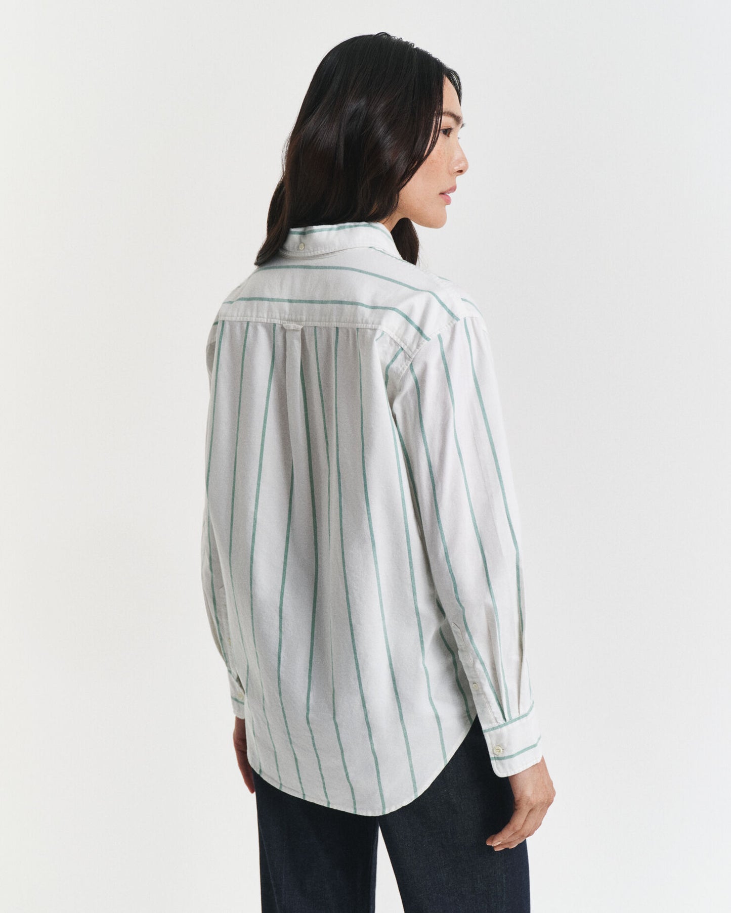 Oxfordhemd mit Streifen und Relaxed Fit