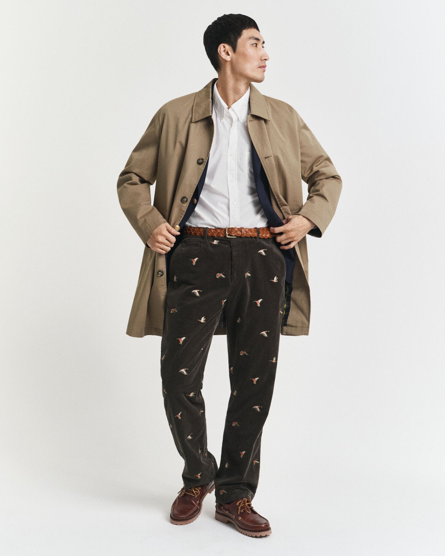 Chemise en popeline coupe décontractée