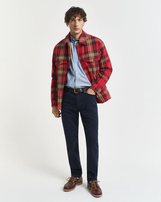 Regular Fit Jeans aus weichem Twill