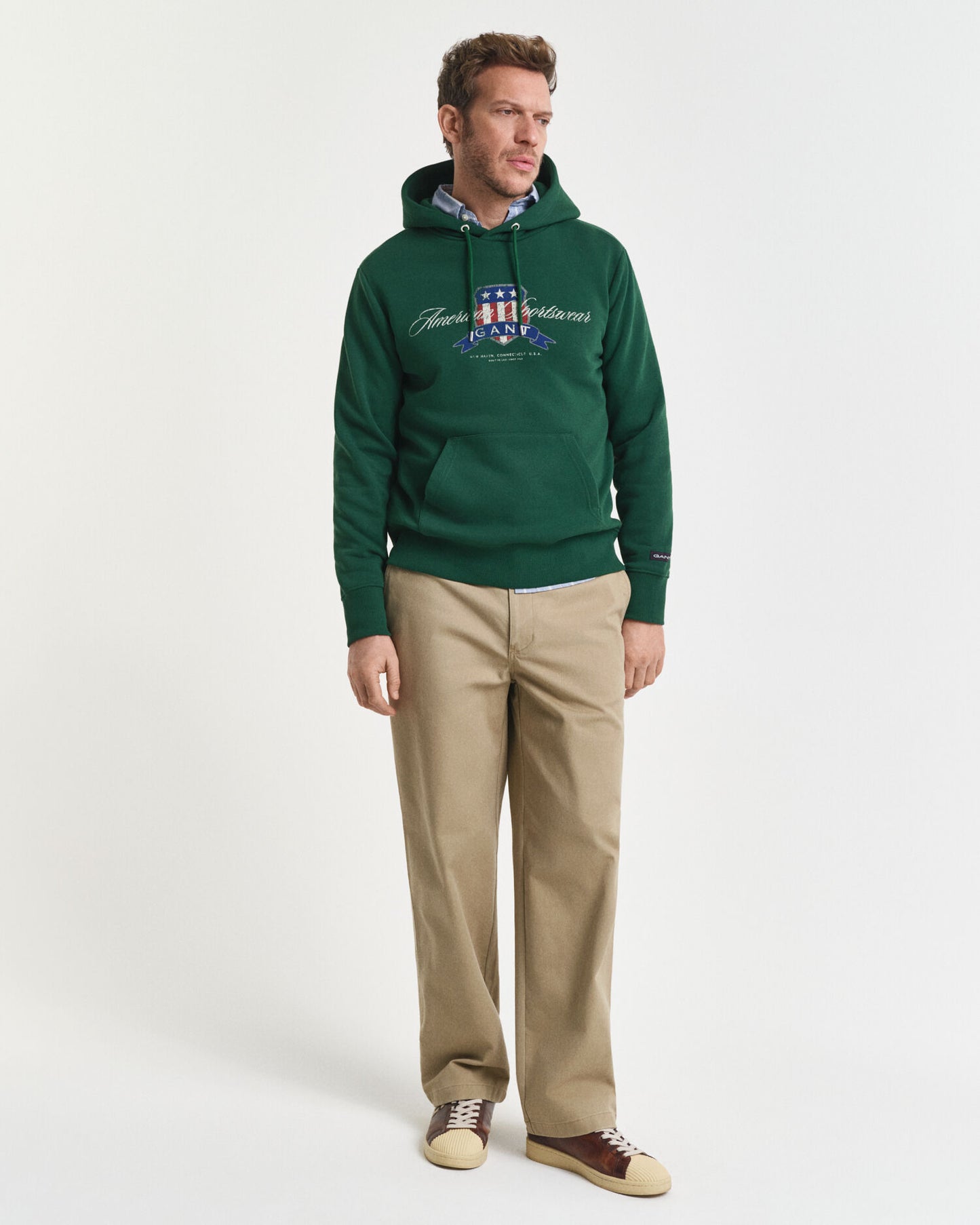 Kapuzenpullover mit Wappen-Grafik
