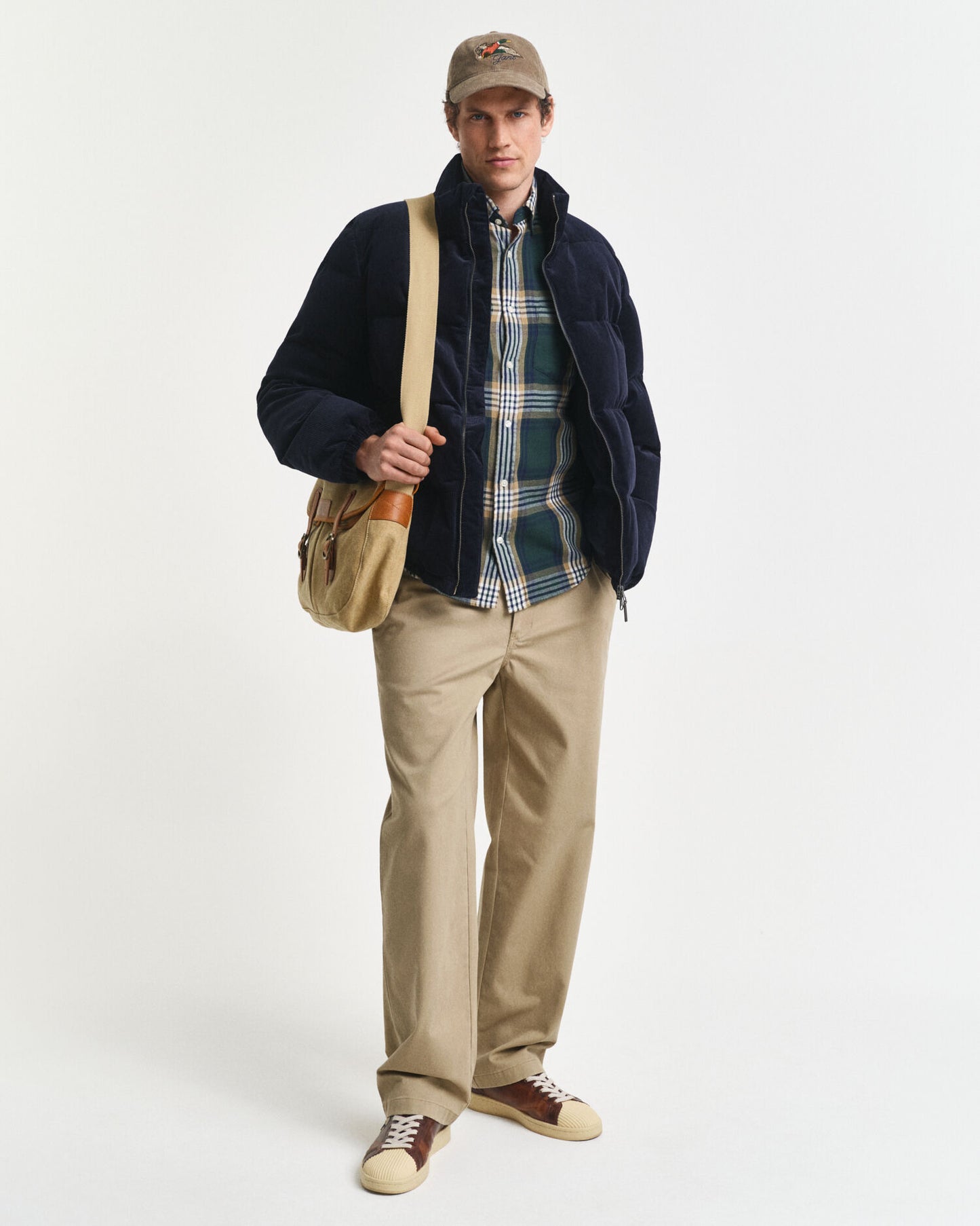 Regular Fit Windblown Flanellhemd mit Karomuster