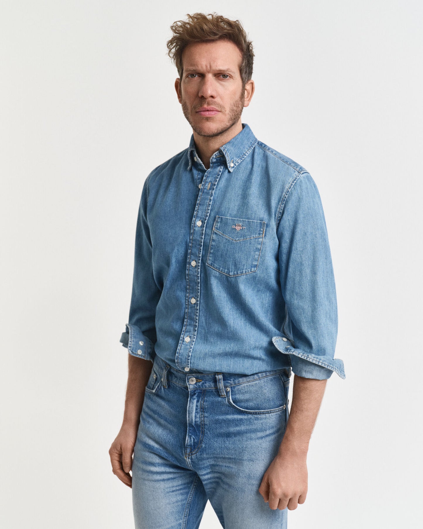 Regular Fit Jeanshemd