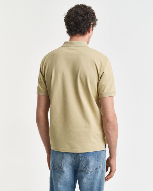 Contrast Pique Polo Shirt
