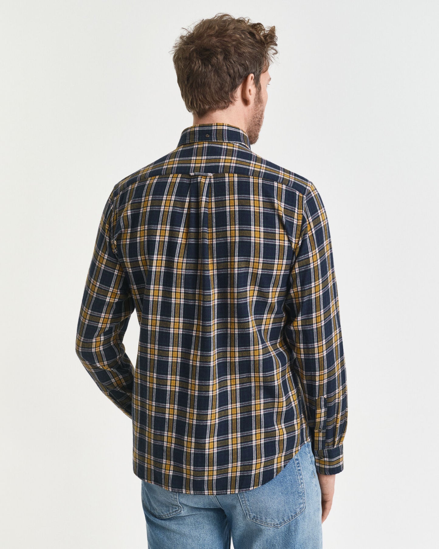 Regular Fit Kariertes Windblown Flanellhemd
