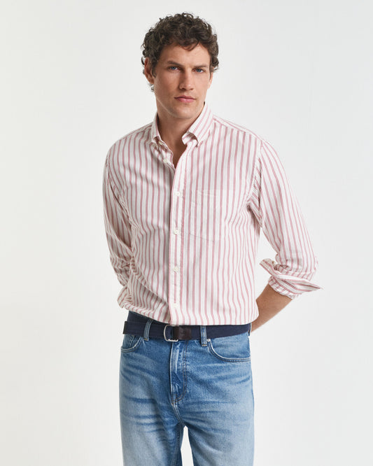 Chemise en popeline rayée Regular Fit Archive