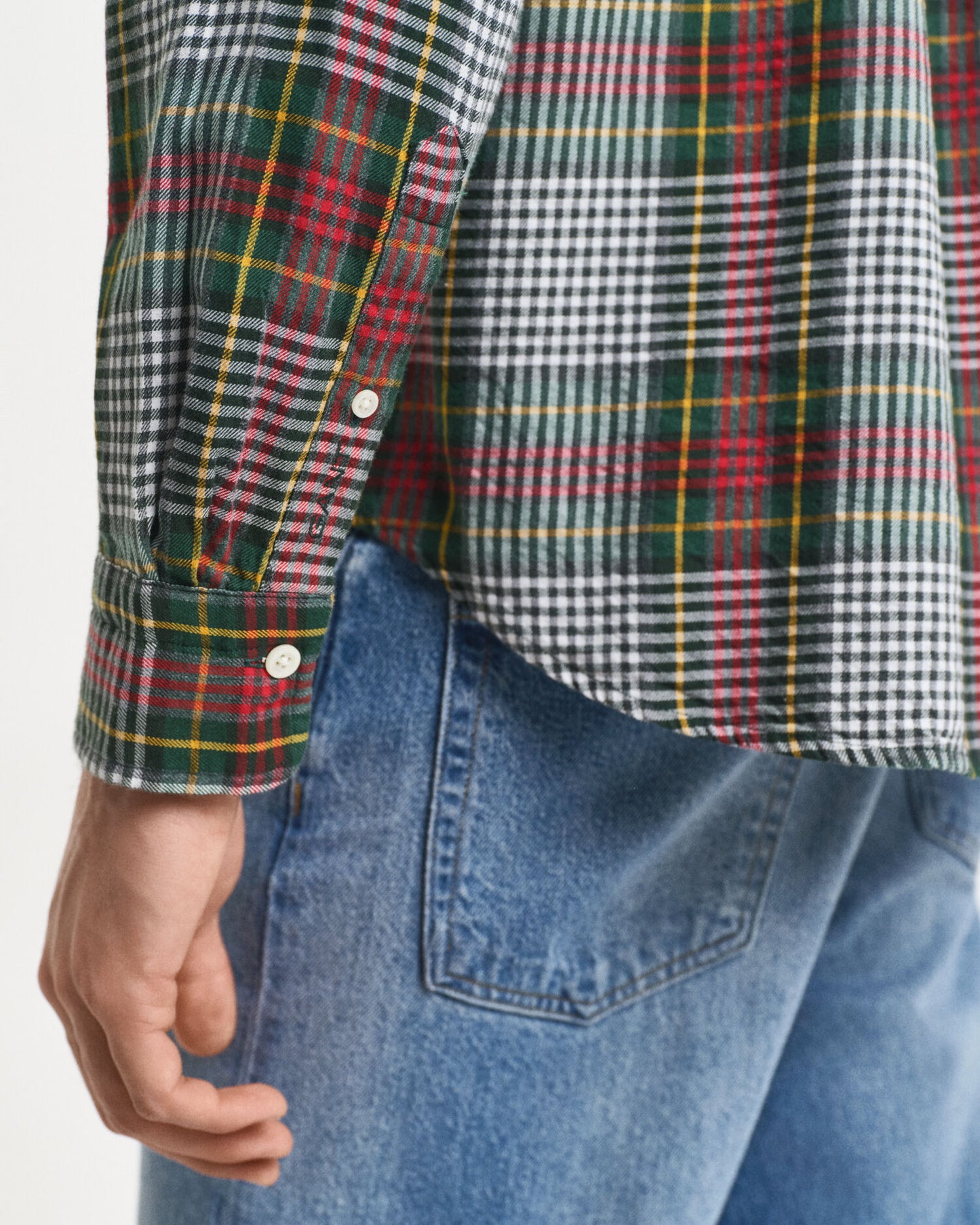 Hemd aus leichtem Baumwoll-Twill mit Karomuster in Relaxed Fit