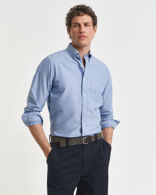 Chemise Oxford classique coupe droite