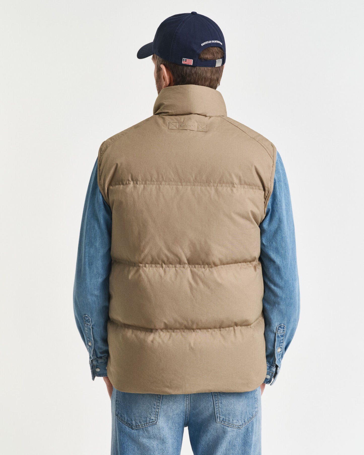 Doudoune sans manches en coton