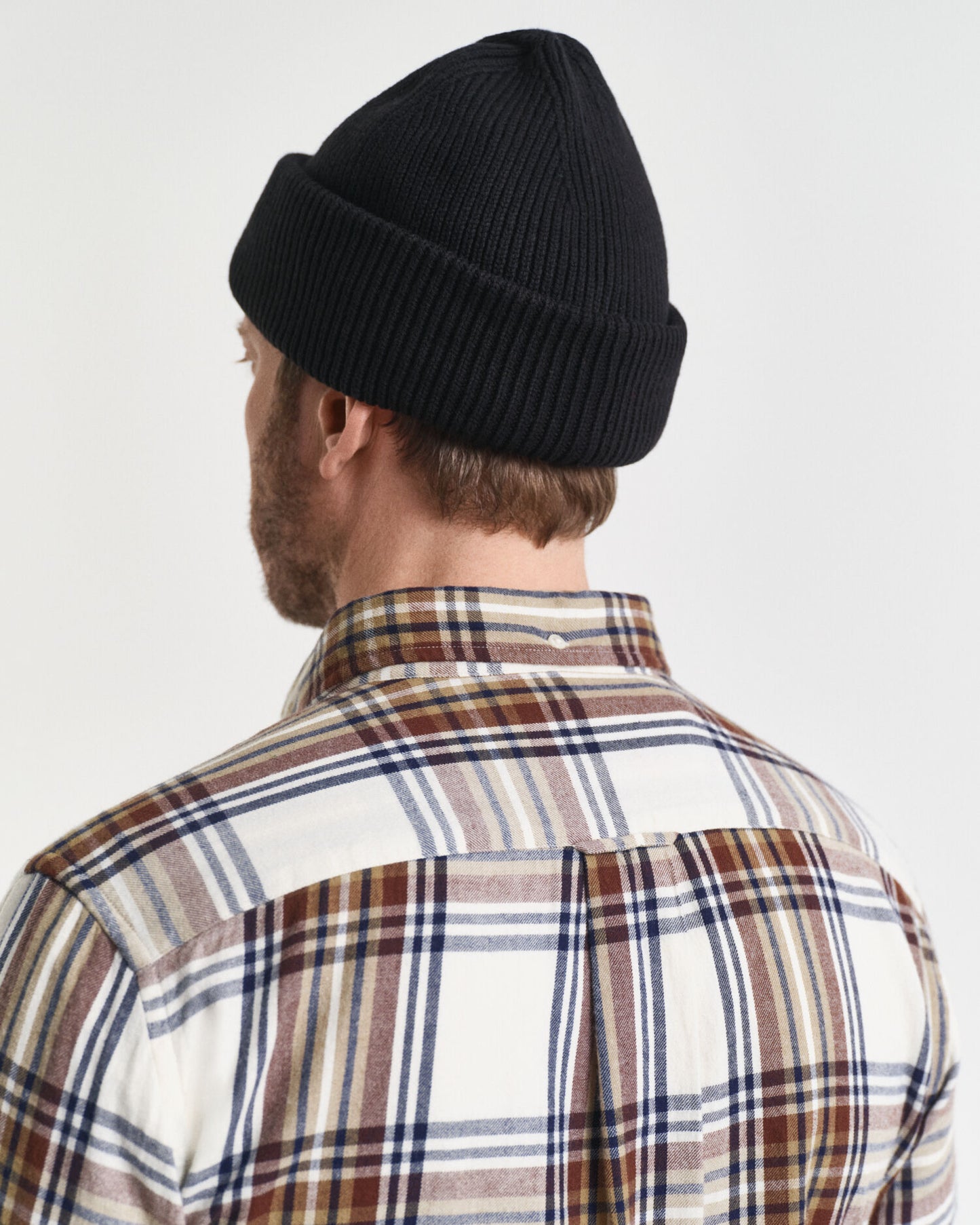 Regular Fit Hemd aus windgewaschenem Flanell mit Karomuster