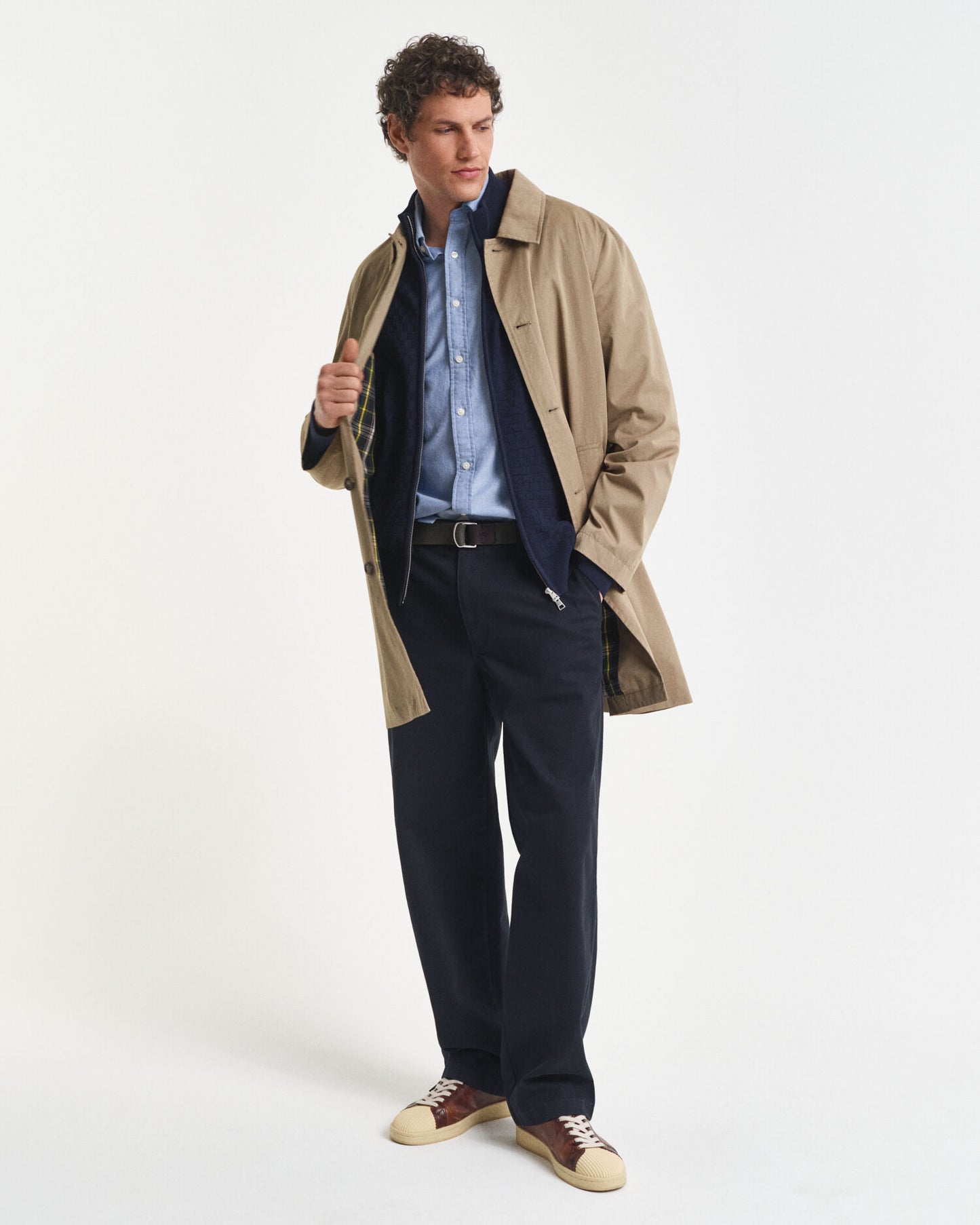 Pull zippé micro texturé
