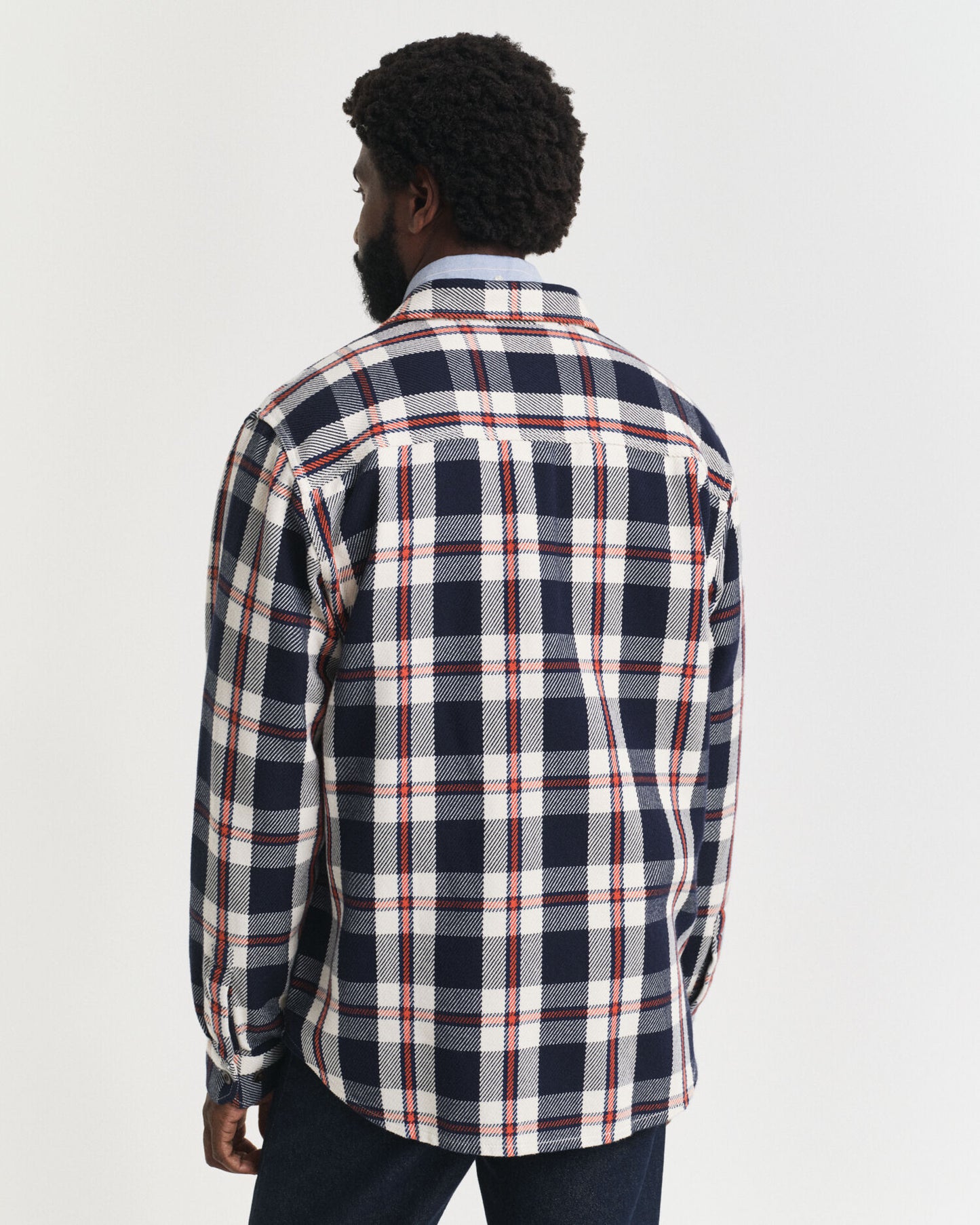 Kariertes Twill-Overshirt
