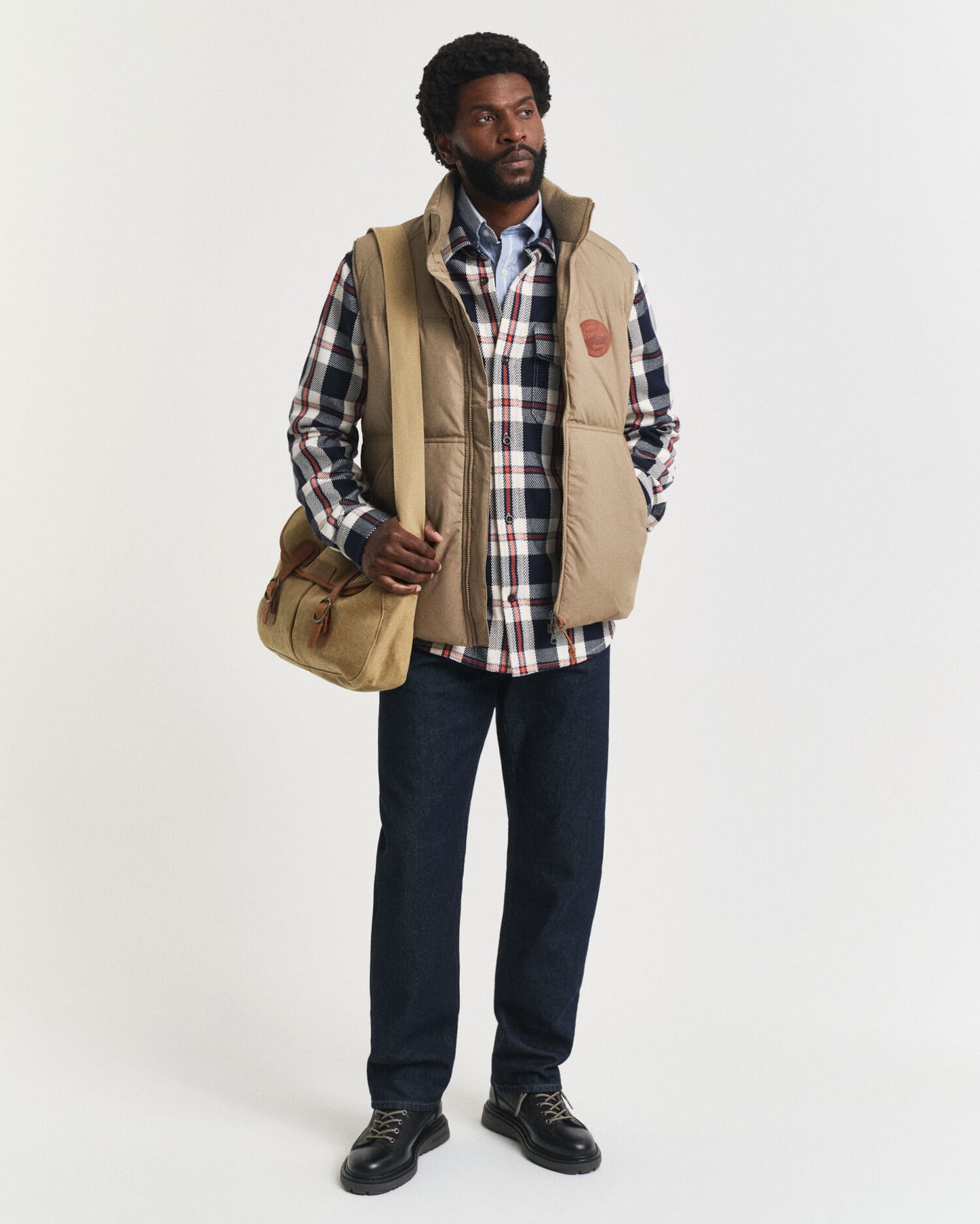 Kariertes Twill-Overshirt