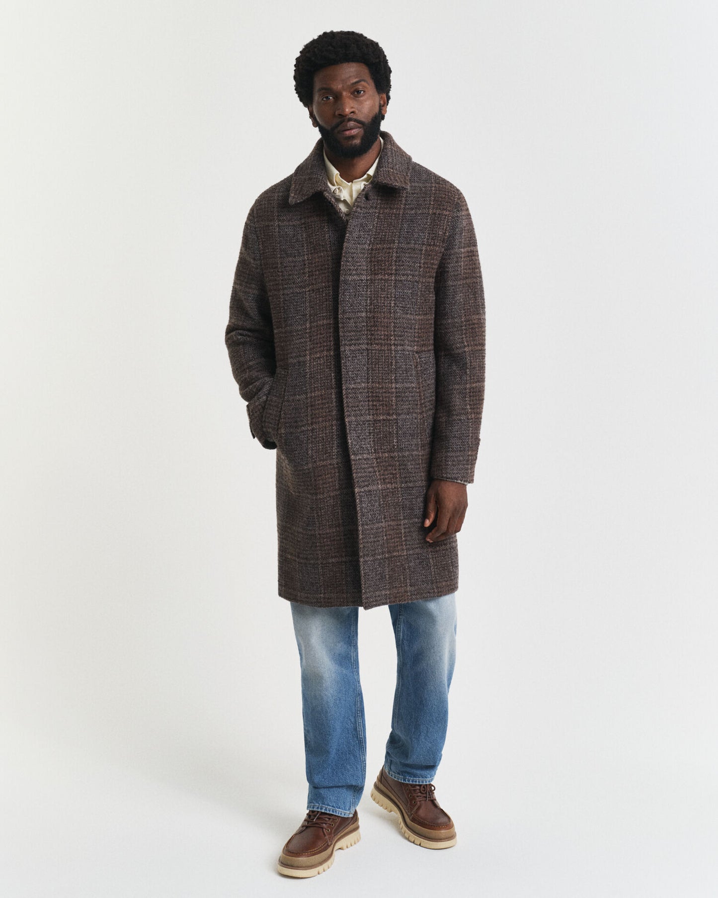 Manteau de voiture en laine