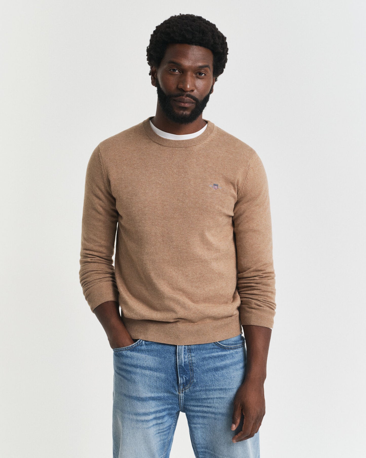 Classic Cotton Crew Neck Sweater