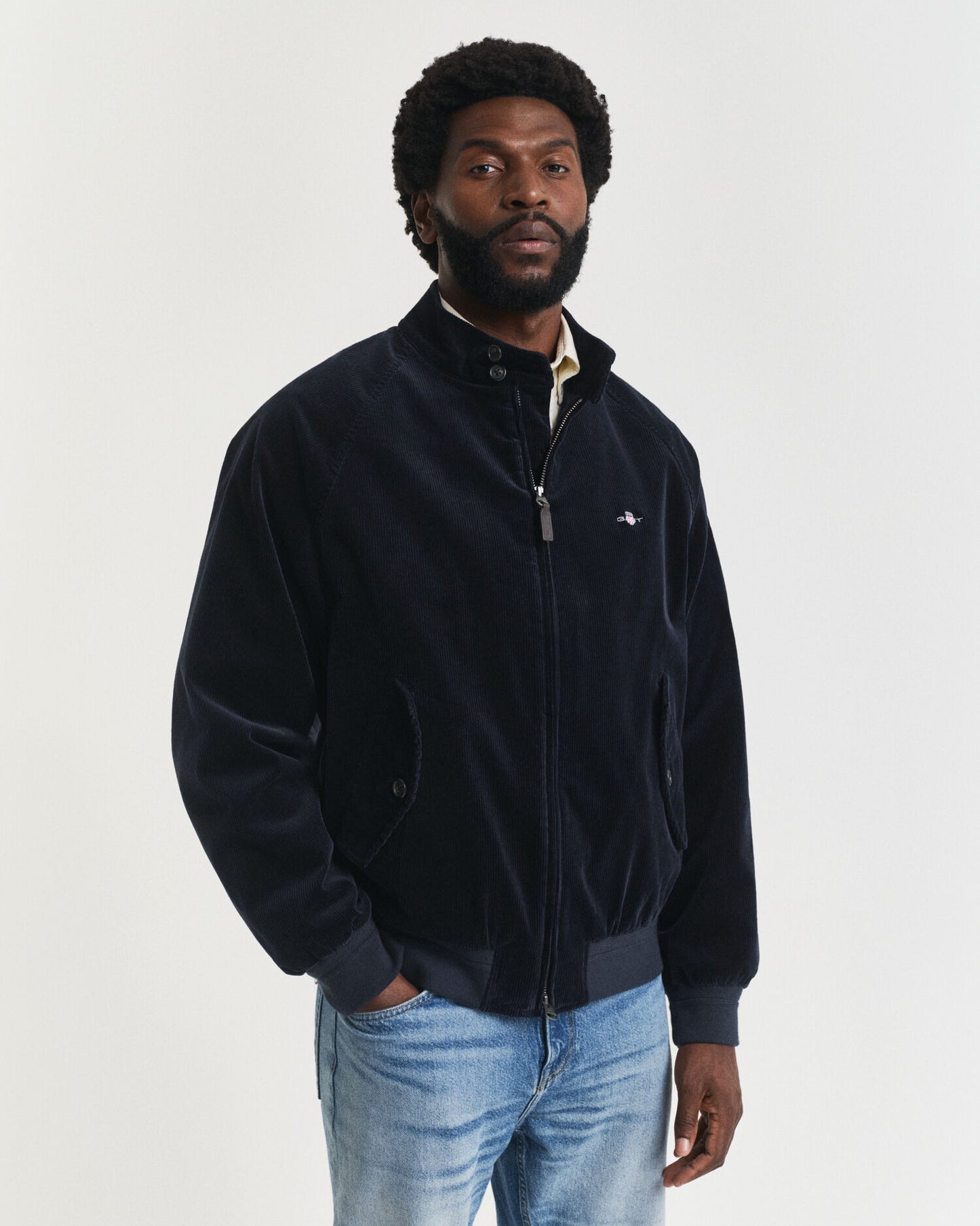Blouson Harrington en velours côtelé