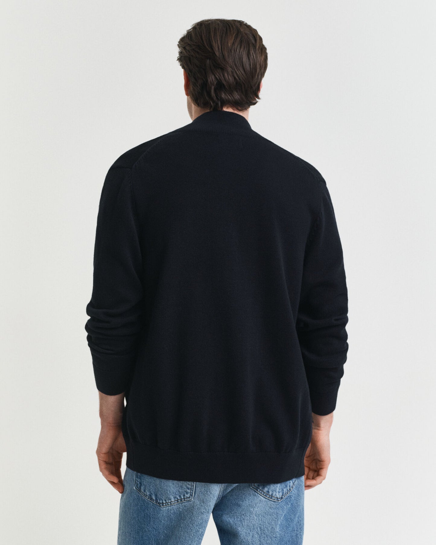 Casual Cotton Zip Cardigan