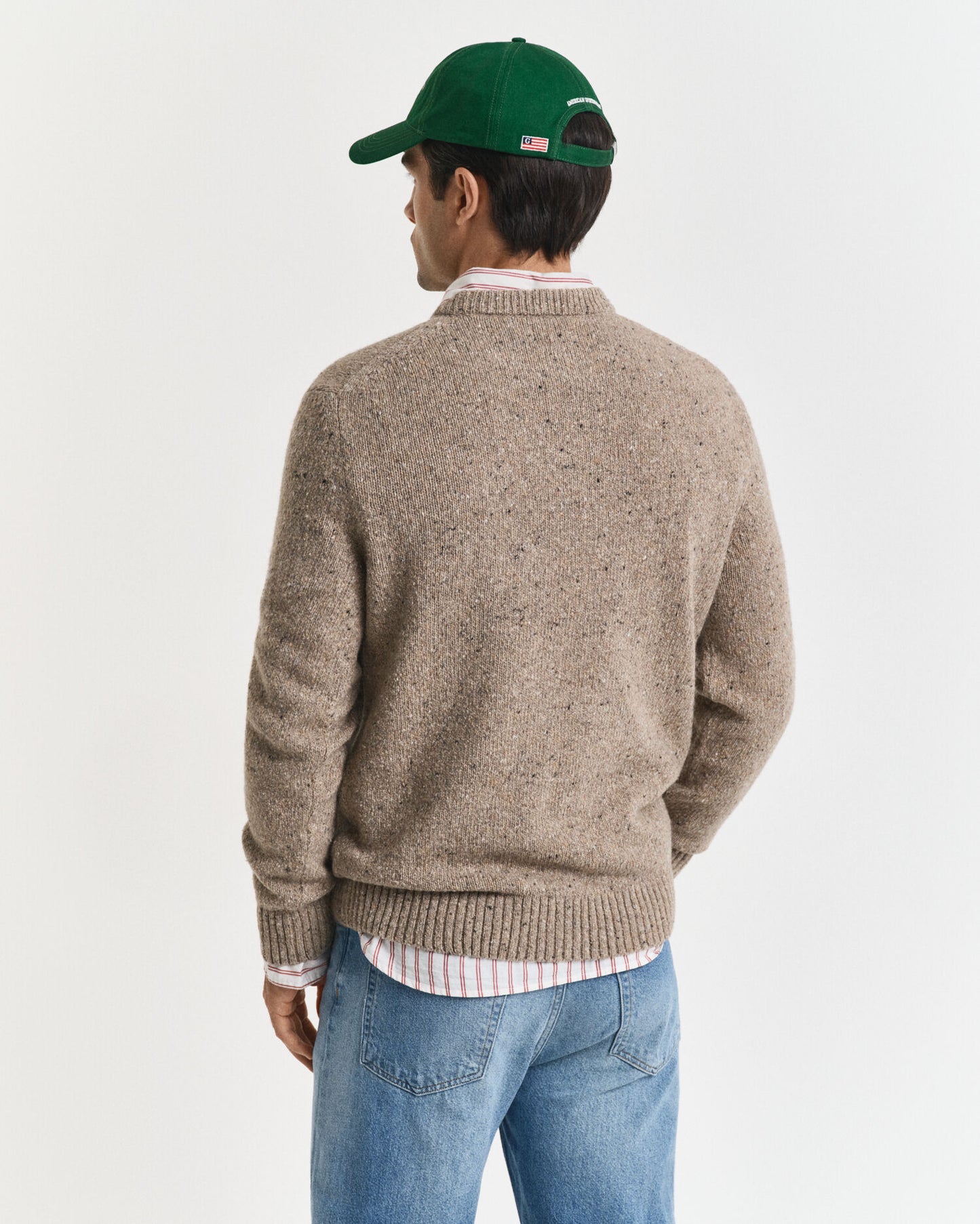 Pullover mit Rundhalsausschnitt aus Wollmischung mit Noppen