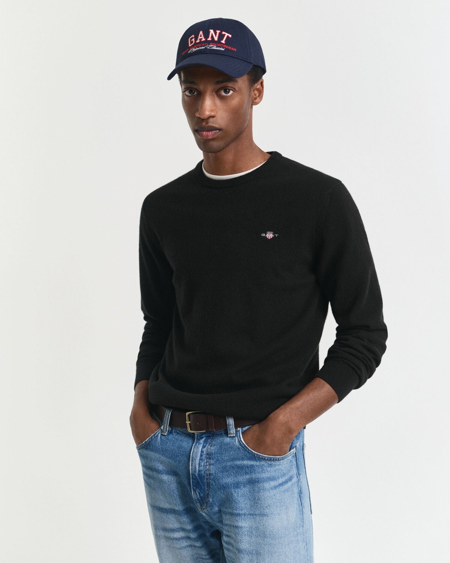 Pull ras du cou en laine d'agneau ultra-fine