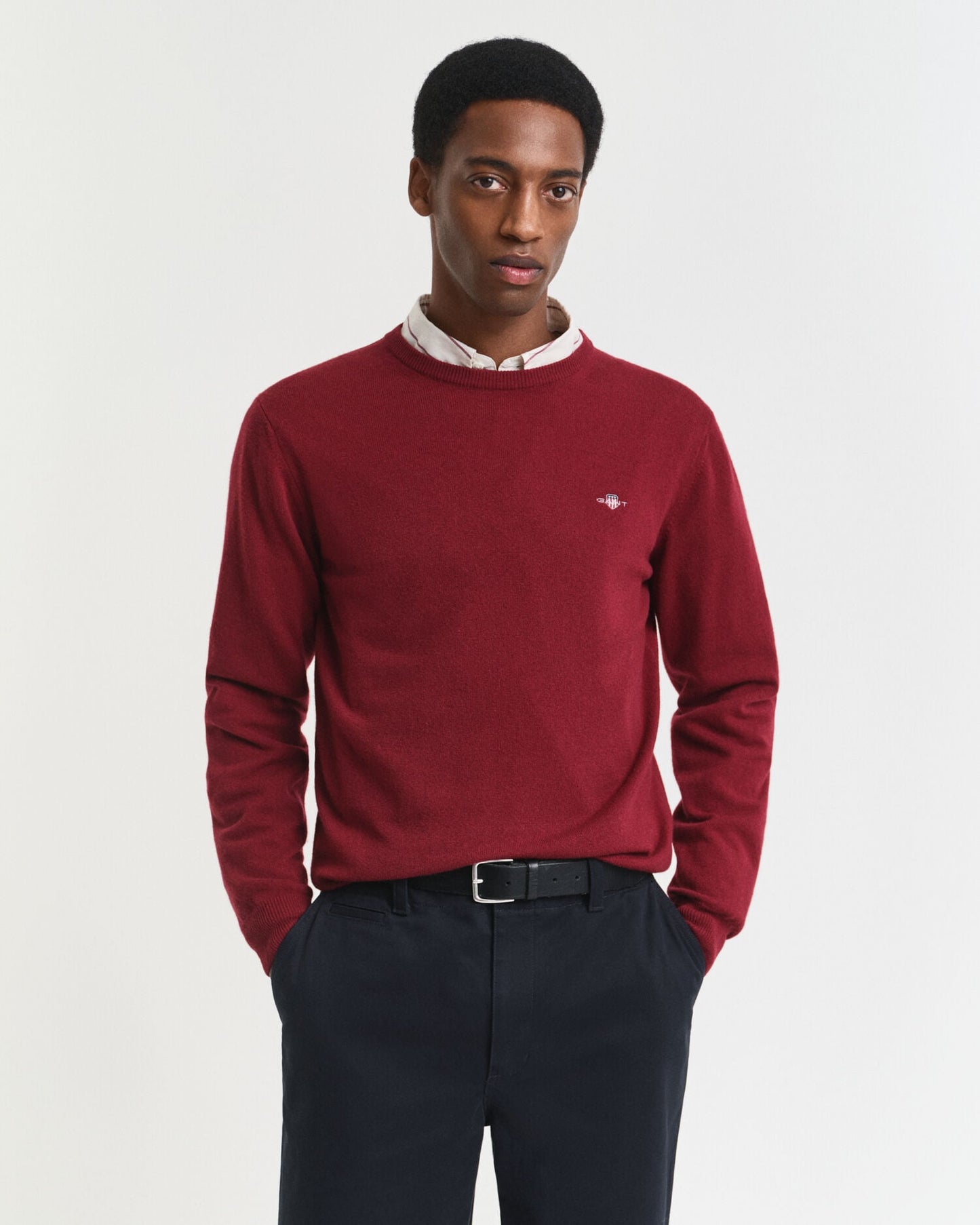 Pull ras du cou en laine d'agneau ultra-fine