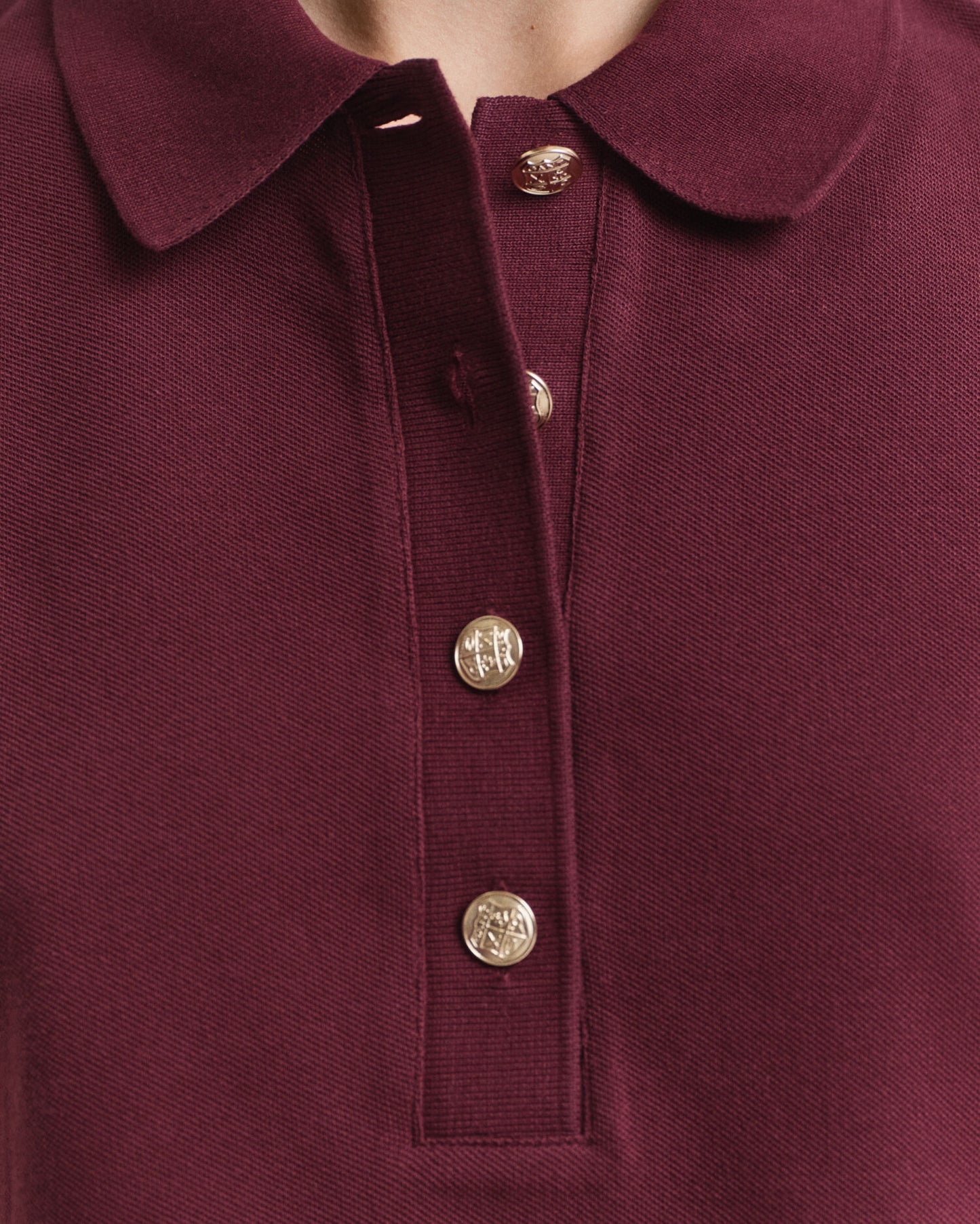 Long Sleeve Pique Polo Shirt
