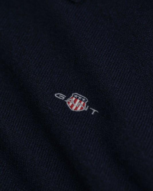 Pull polo en agneau superfine