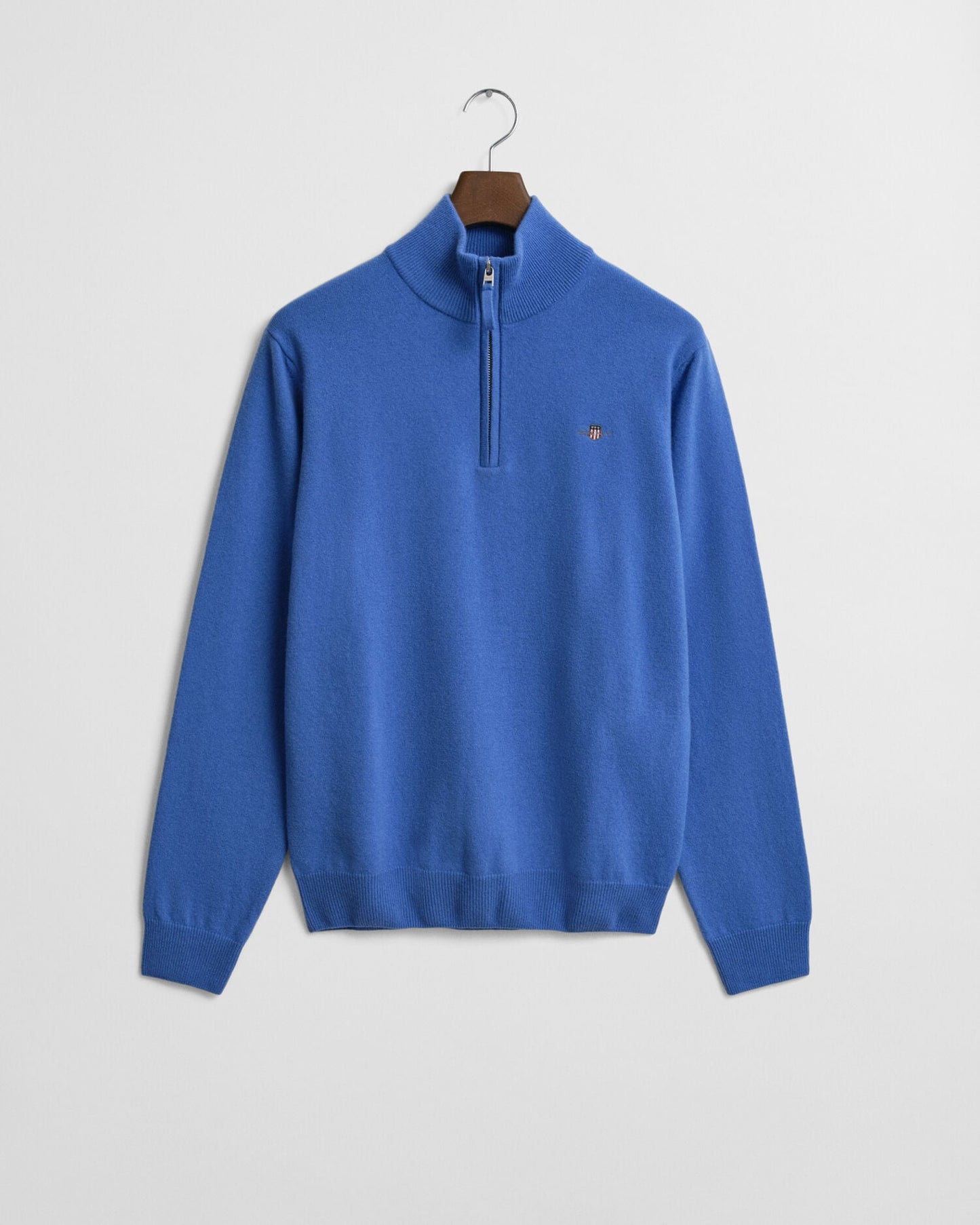 Pull demi-zip en lambswool extrafin