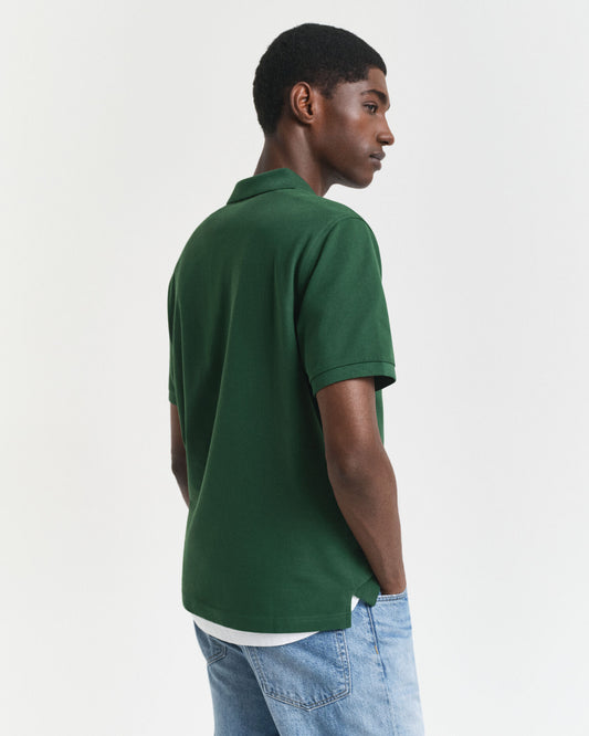 Regular Fit Shield Pique Polo Shirt