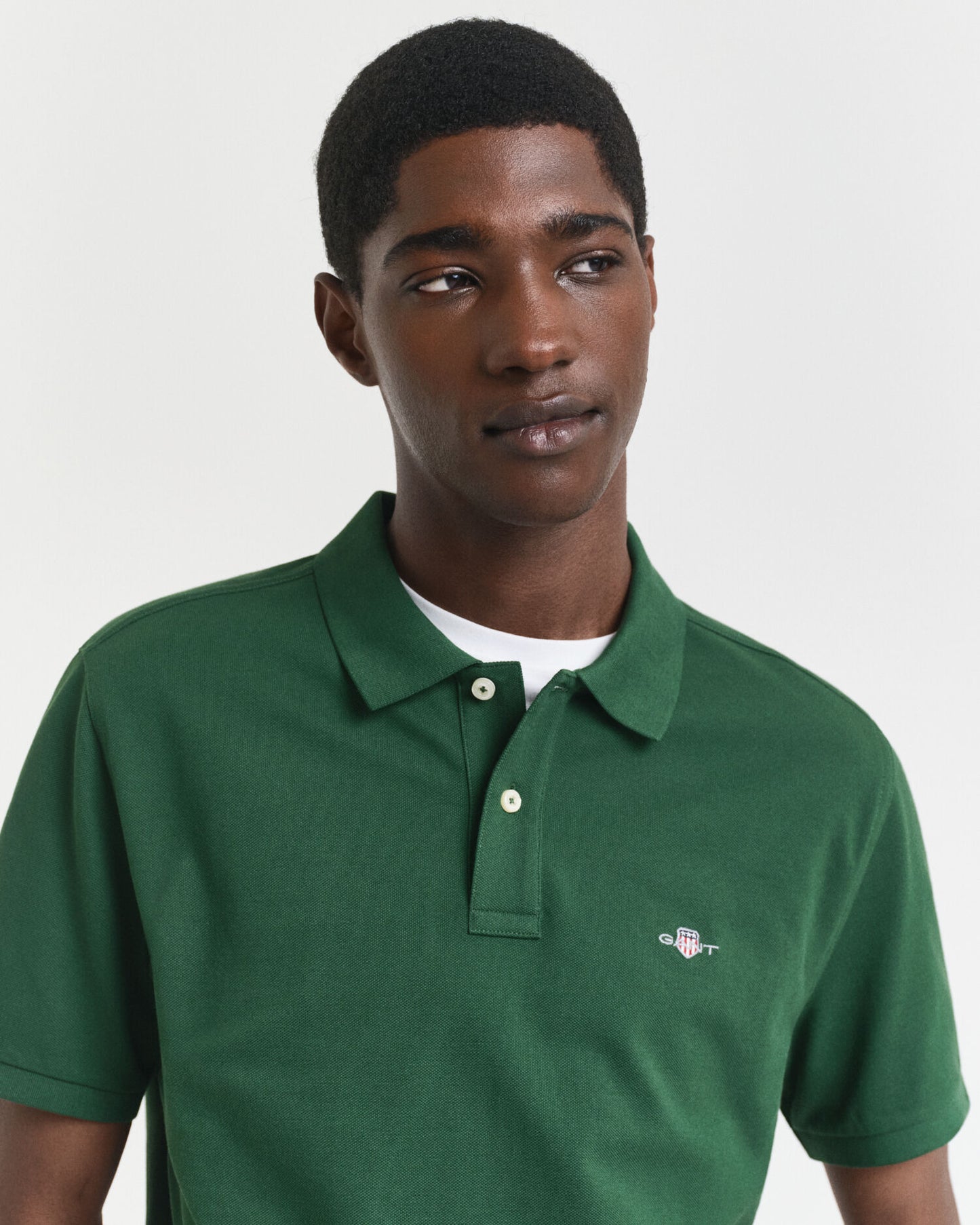 Regular Fit Shield Pique Polo Shirt