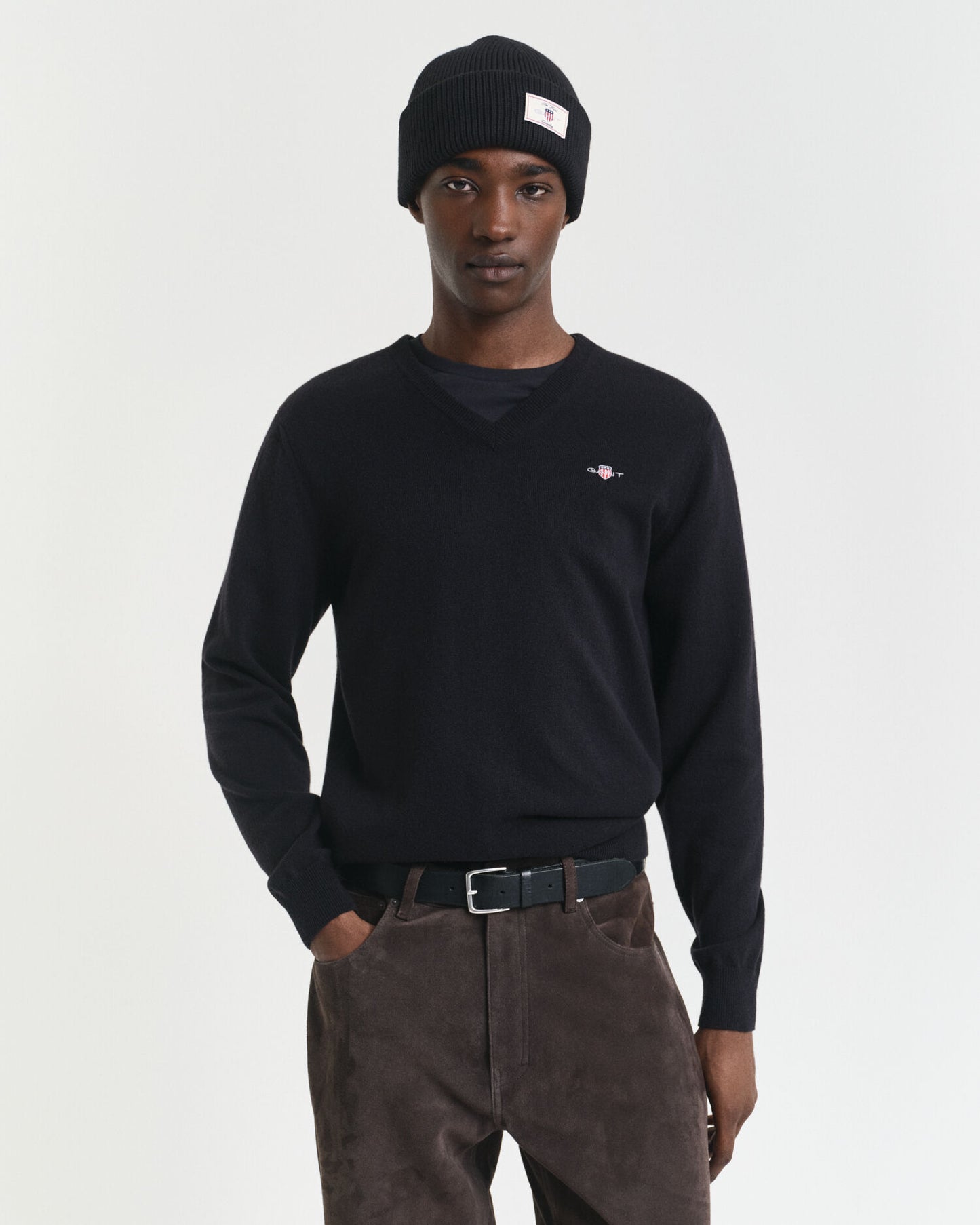 Pull Col V en Laine d'Agneau Superfine
