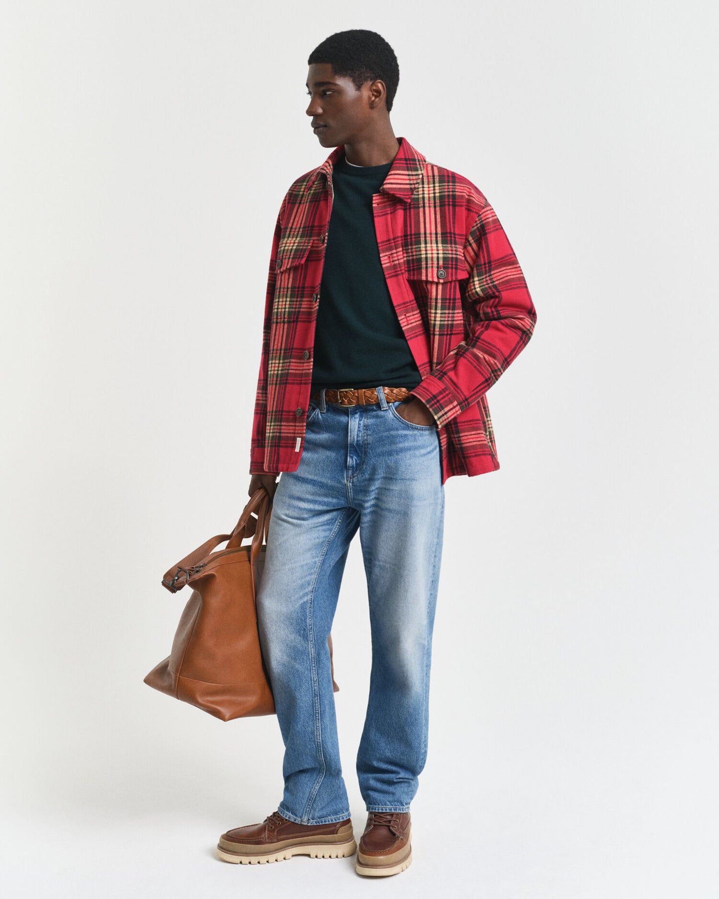 Pull col rond en agneau ultrafin