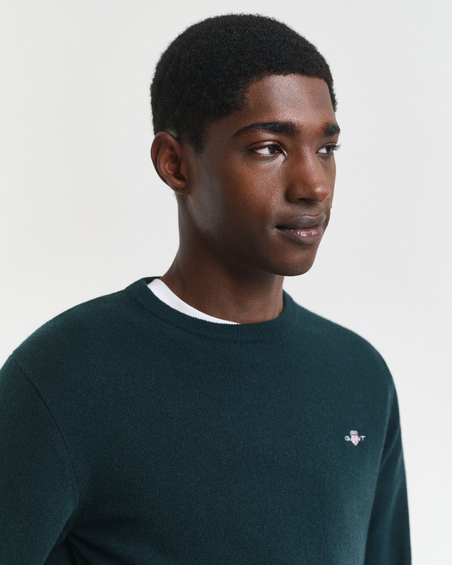 Pull col rond en agneau ultrafin