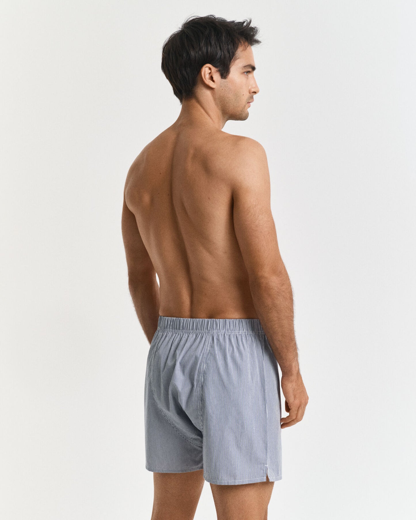 Lot de 2 boxers rayé et uni