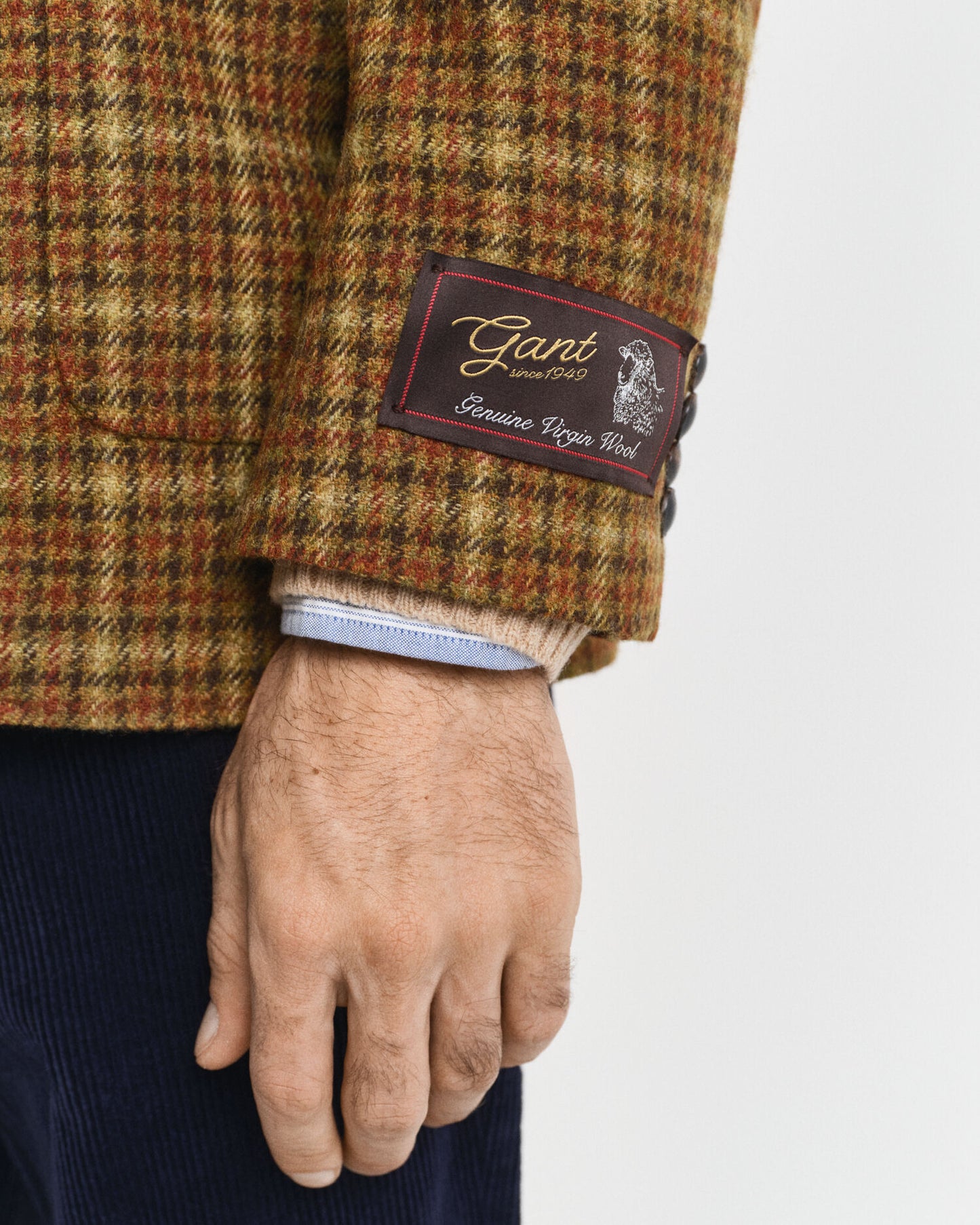 Karierter Tweed-Blazer in lockerer Passform