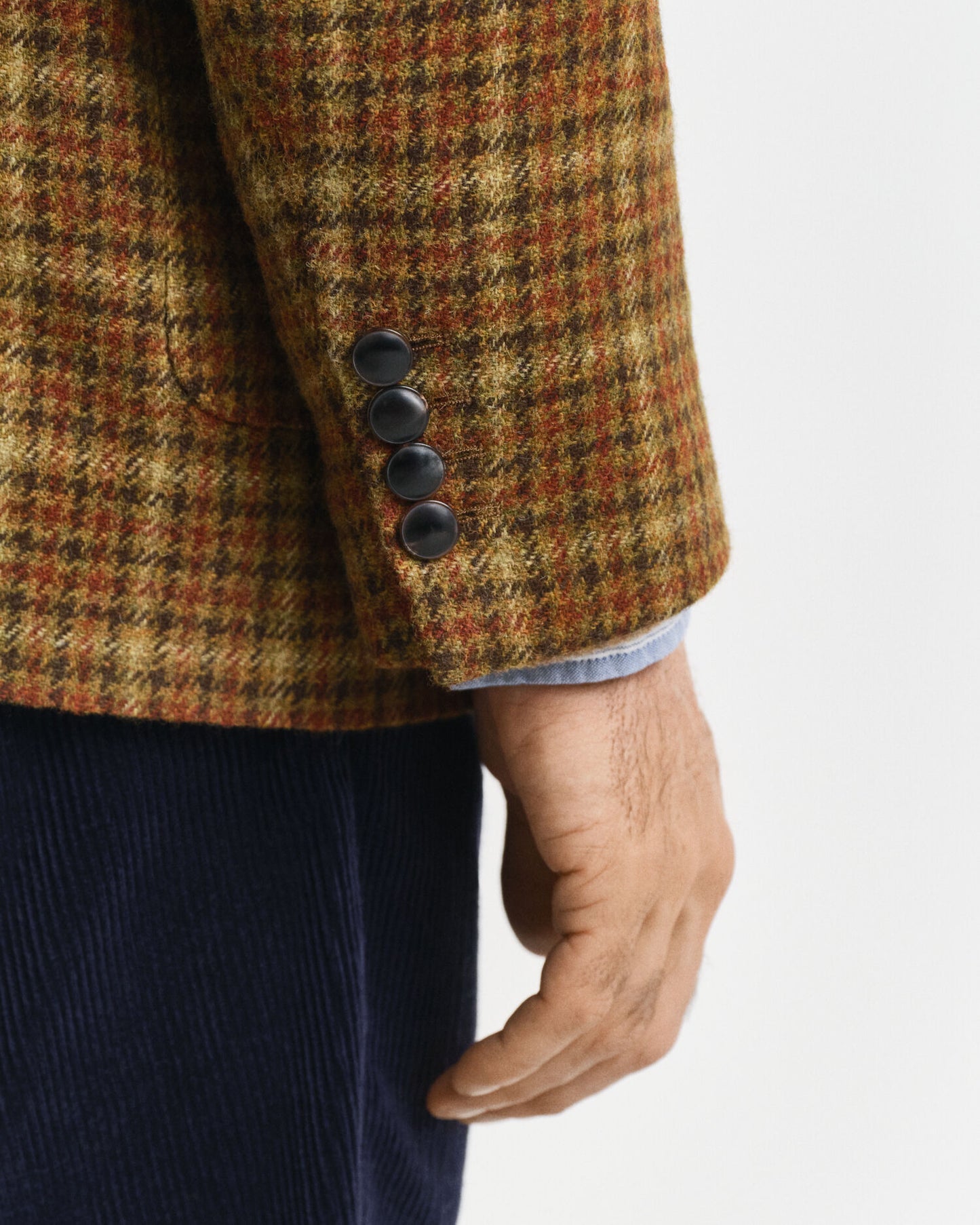 Karierter Tweed-Blazer in lockerer Passform