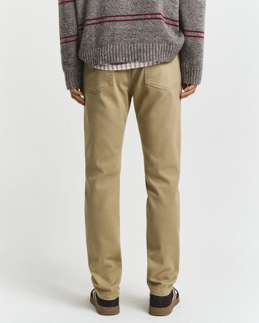Jean en twill doux coupe droite