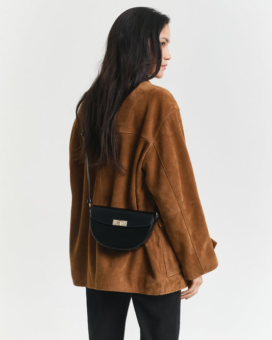 Lederschultertasche