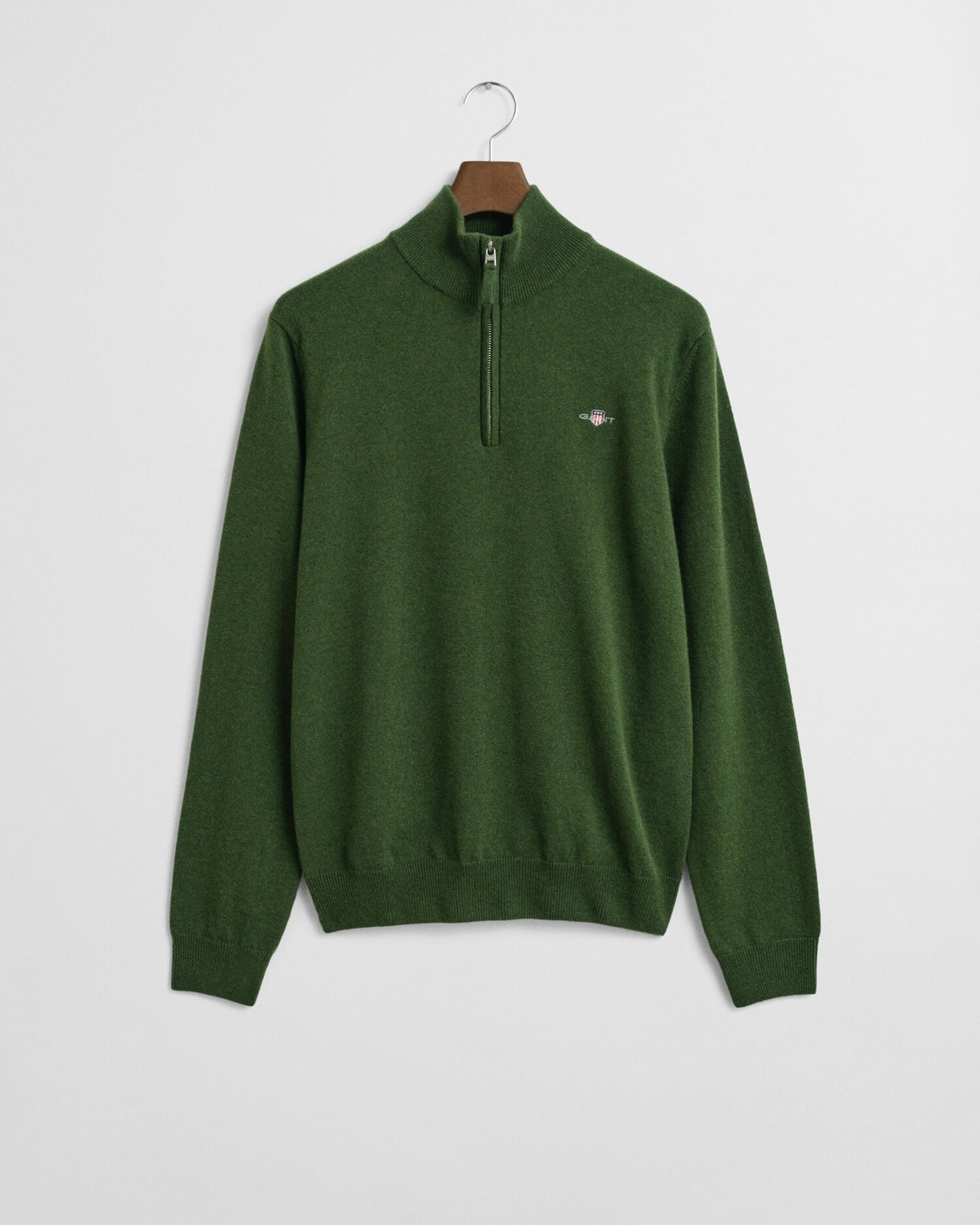 Pull demi-zip en lambswool superfine