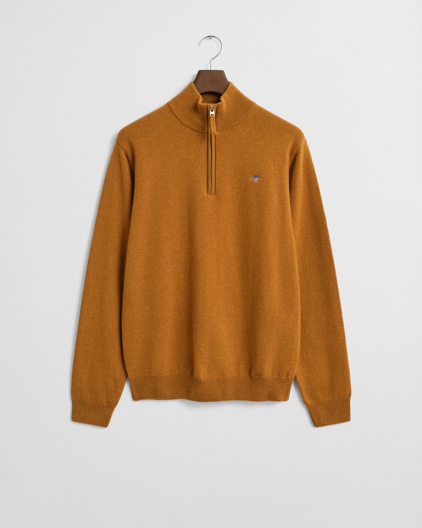 Pull demi-zip en lambswool extrafin