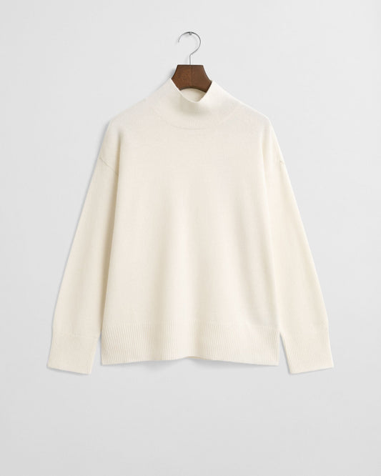 Feiner Lammwoll-Rollkragenpullover