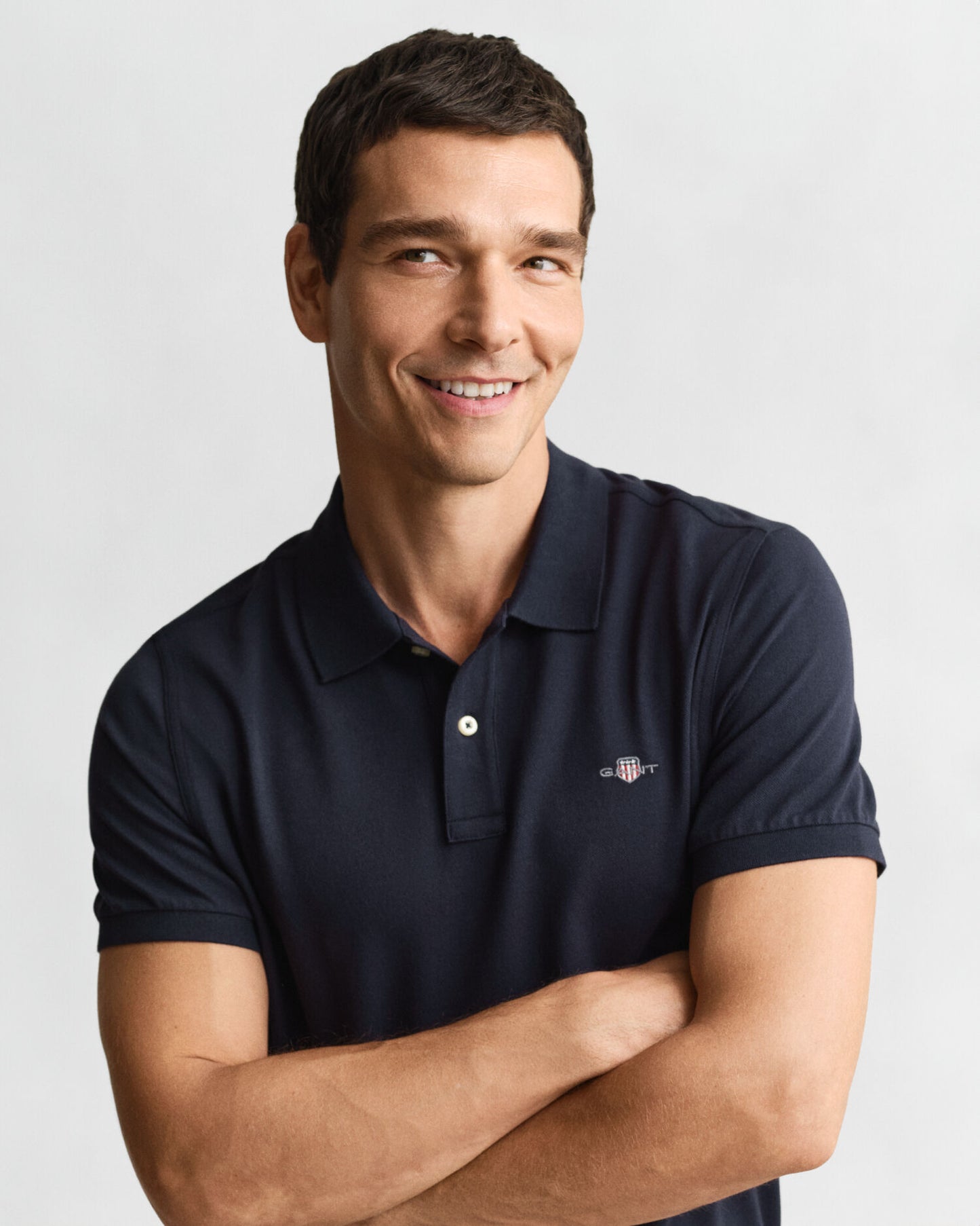 Regular Fit Shield Pique Polo Shirt