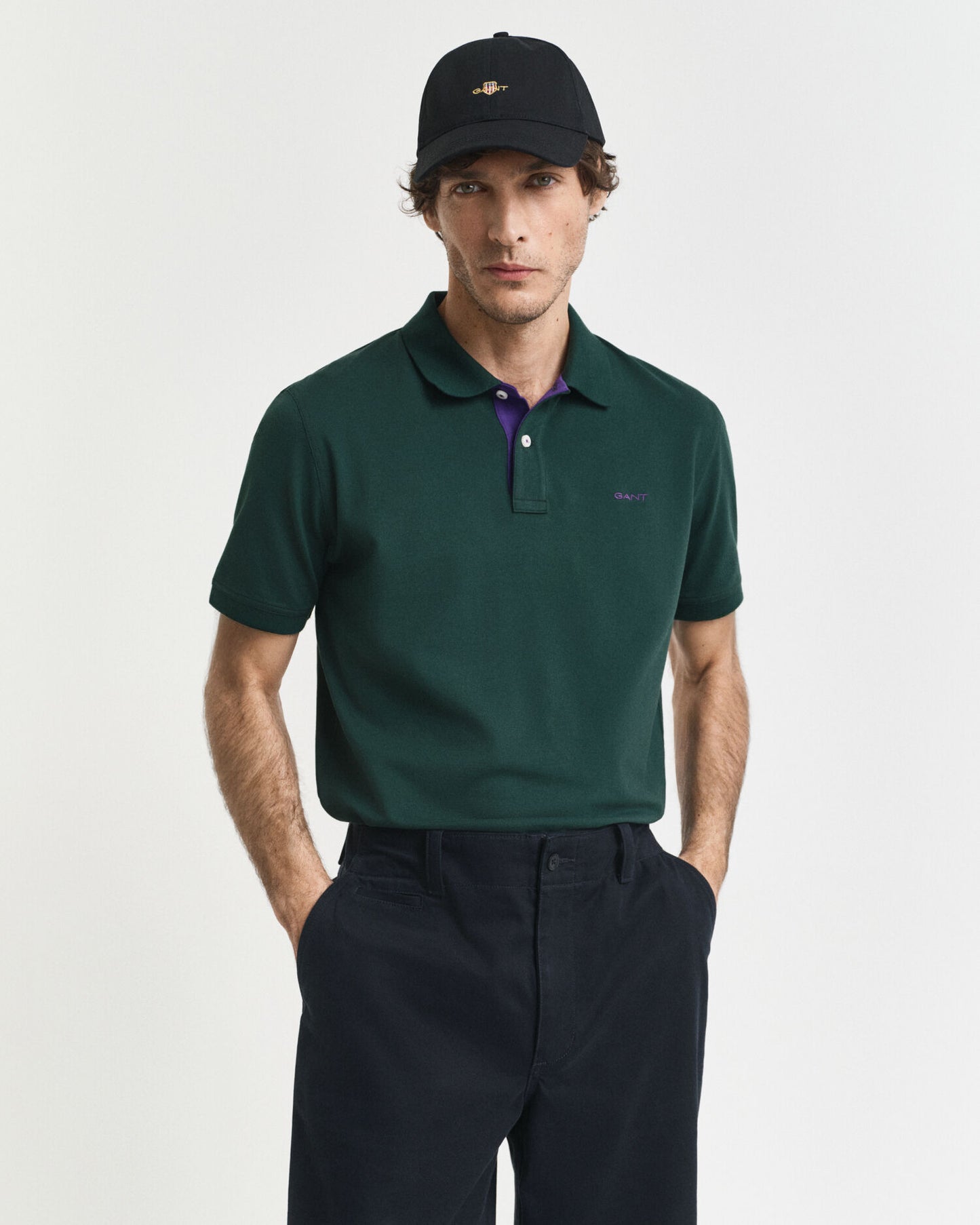 Polo-Shirt mit Kontrastdetails