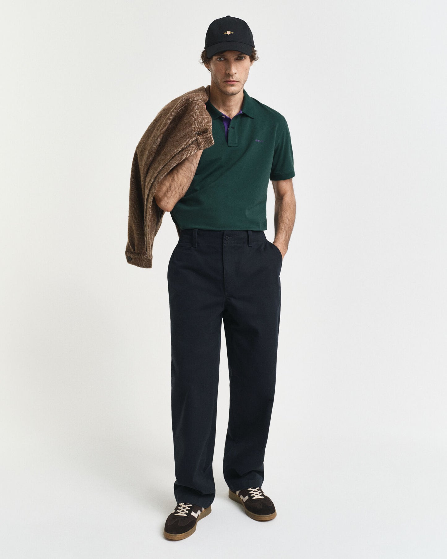 Piqué-Poloshirt mit Kontrastdetails