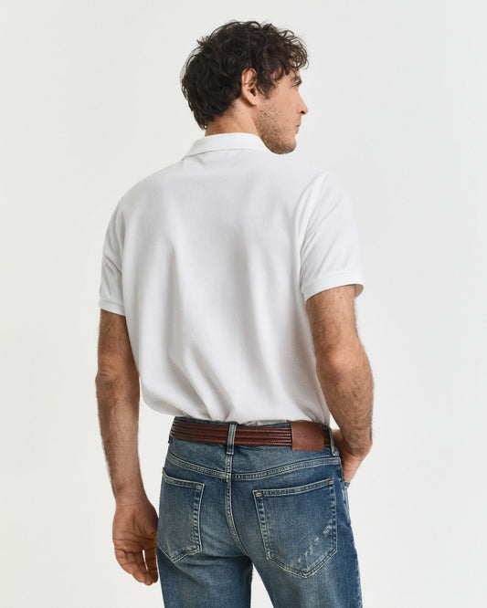 Regular Fit Shield Pique Polo Shirt