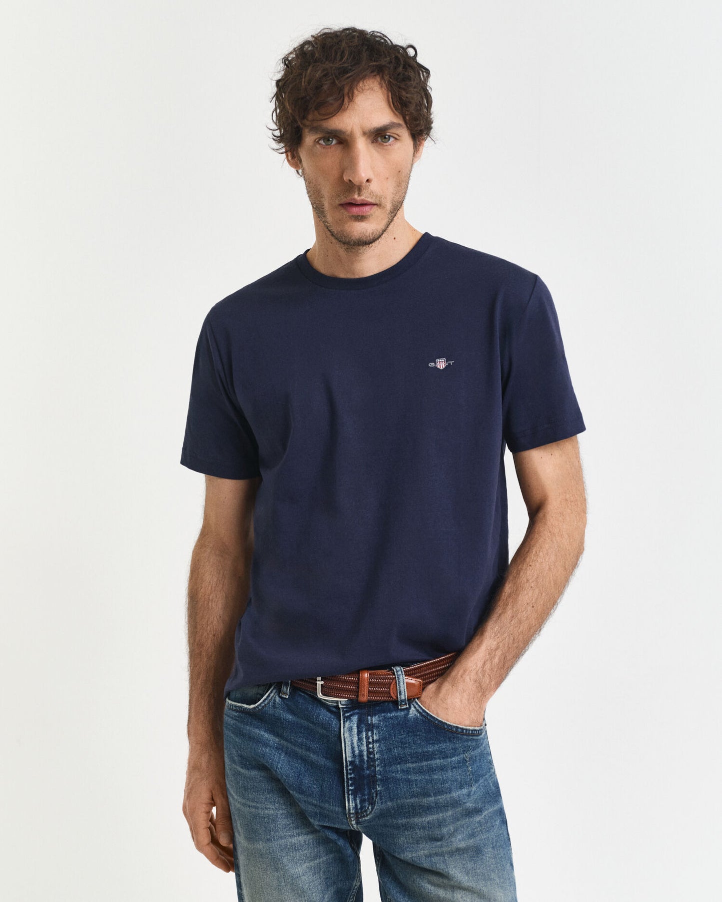 T-shirt regular coupe droite Shield