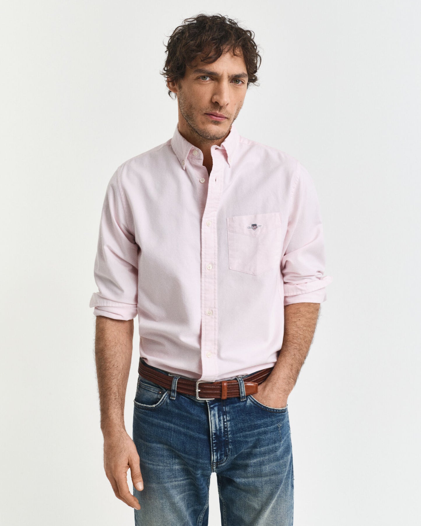 Chemise Oxford classique coupe droite